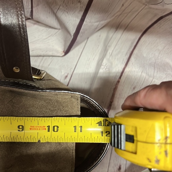 Coach Brown Leather/Suede Bag Vintage - Picture 8 of 16